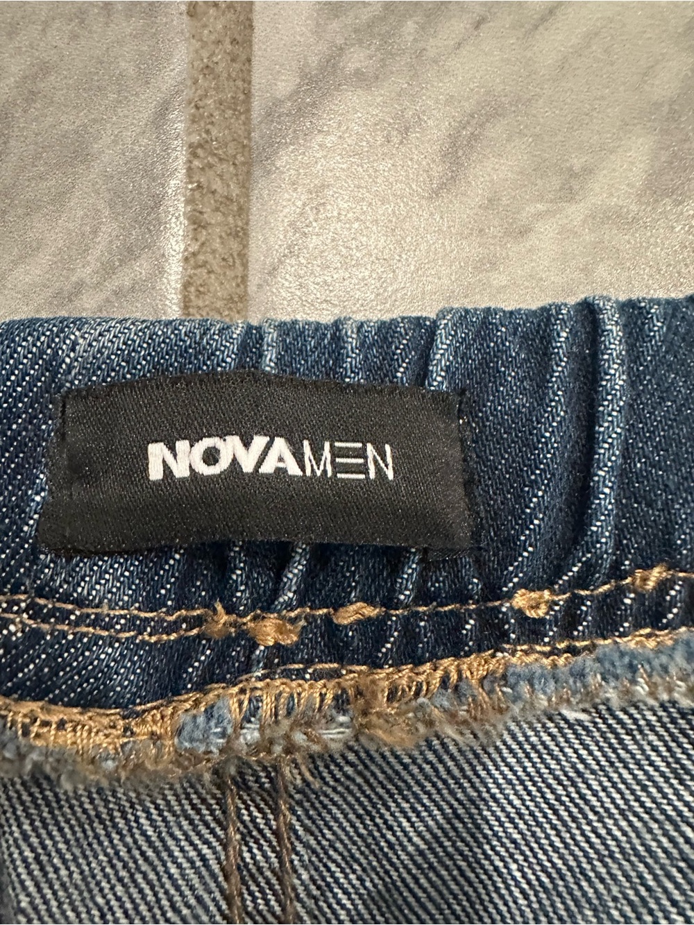 NWT Nova Men Stacked Slim Flare Cargo E-Waist Cargo Jeans Size Small 32L - Picture 6 of 8